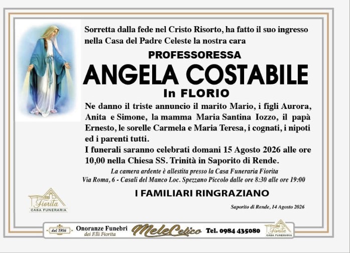 Ritratto di Angela Costabile