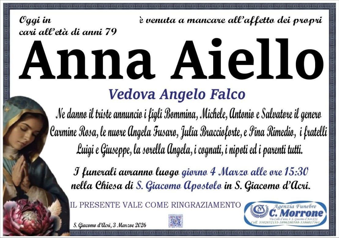Ritratto di Anna Aiello