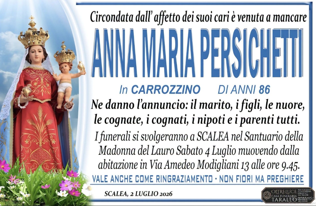 Ritratto di Anna Maria Persichetti