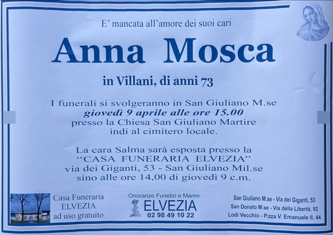 Ritratto di Anna Mosca