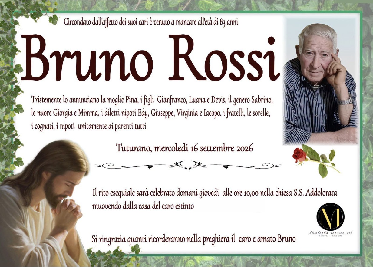 Necrologio di Bruno Rossi