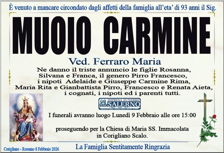 Ritratto di Carmine Muoio