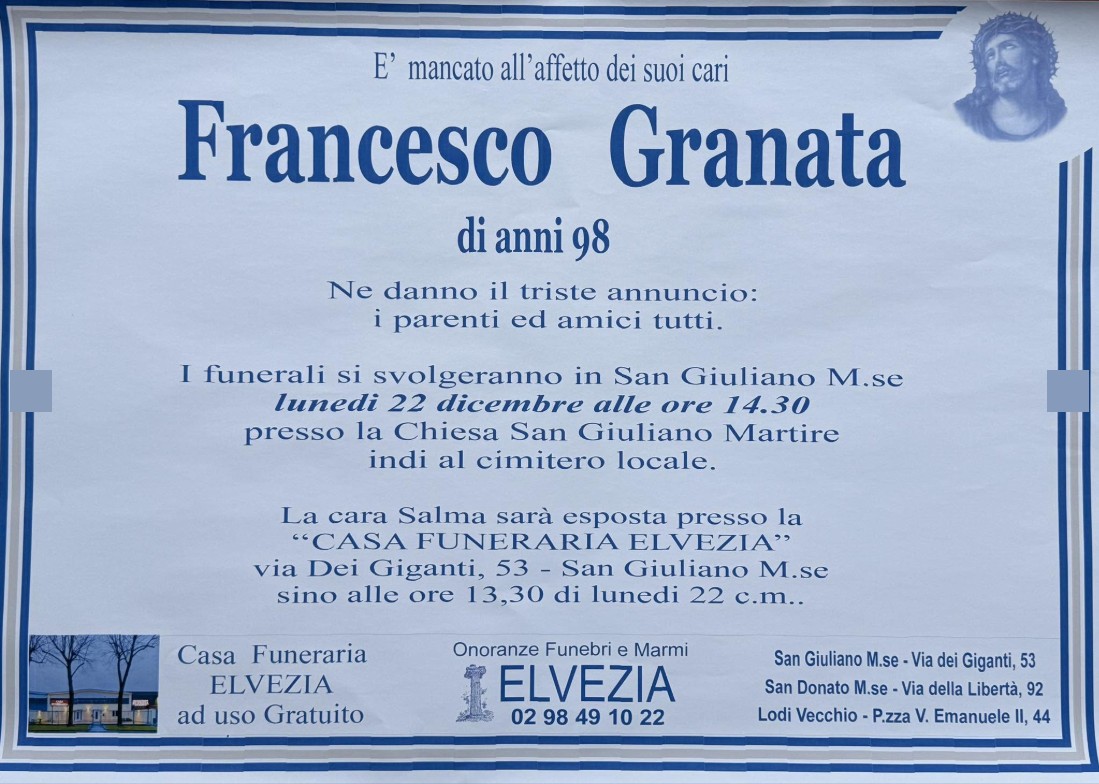 Ritratto di Francesco Granata