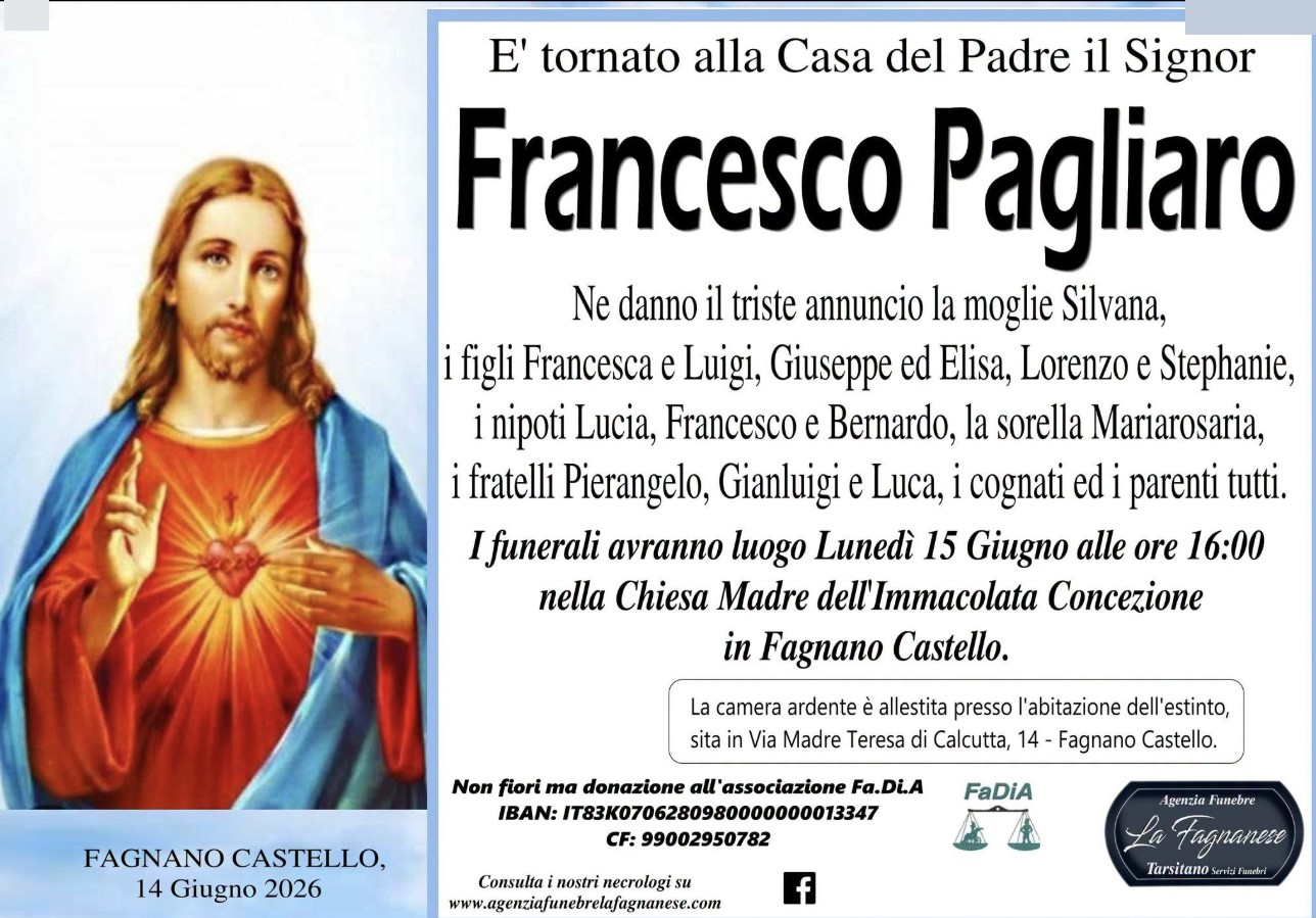 Necrologio di Francesco Pagliaro