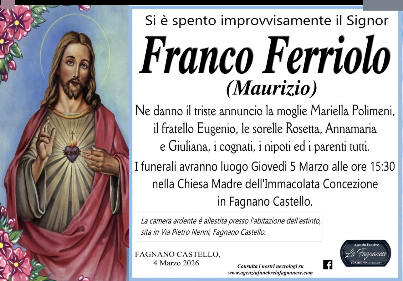 Ritratto di Franco Ferriolo