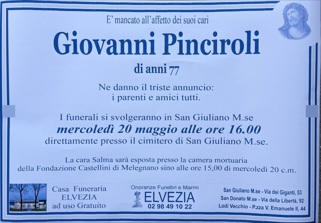 Ritratto di Giovanni Pinciroli