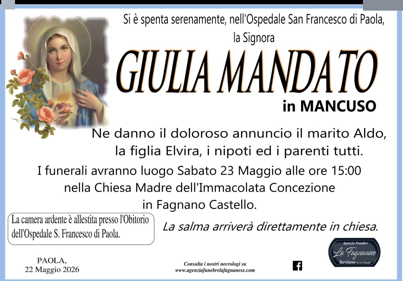 Ritratto di Giulia Mandato
