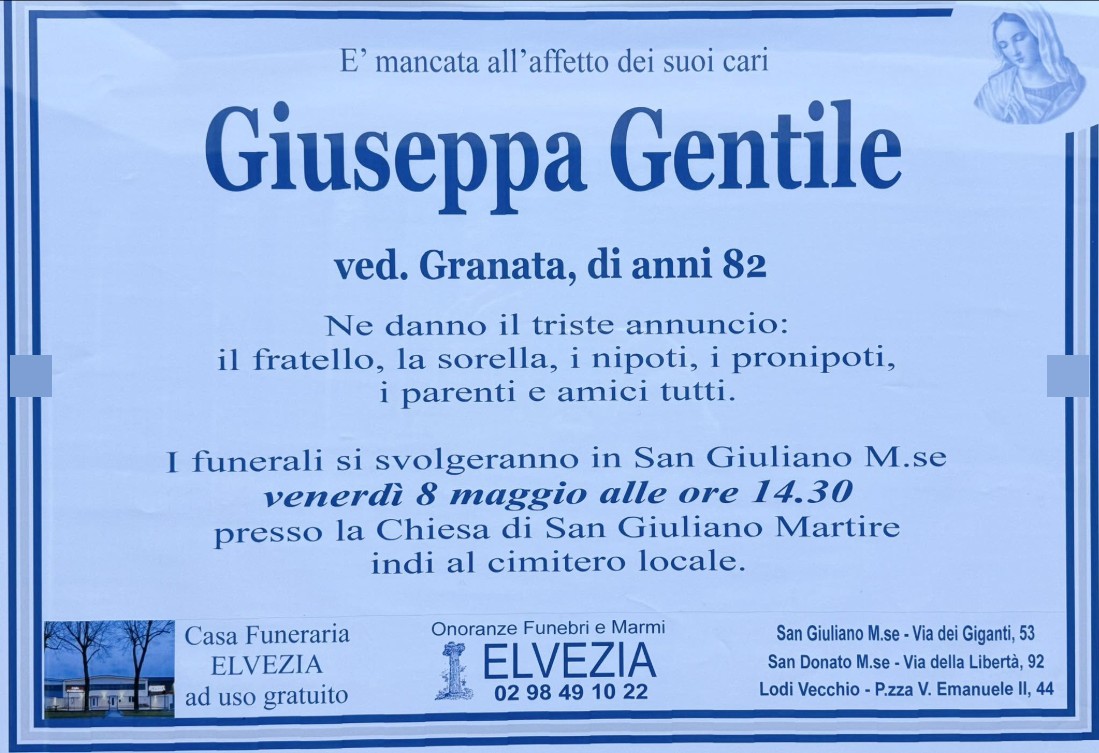 Ritratto di Giuseppa Gentile