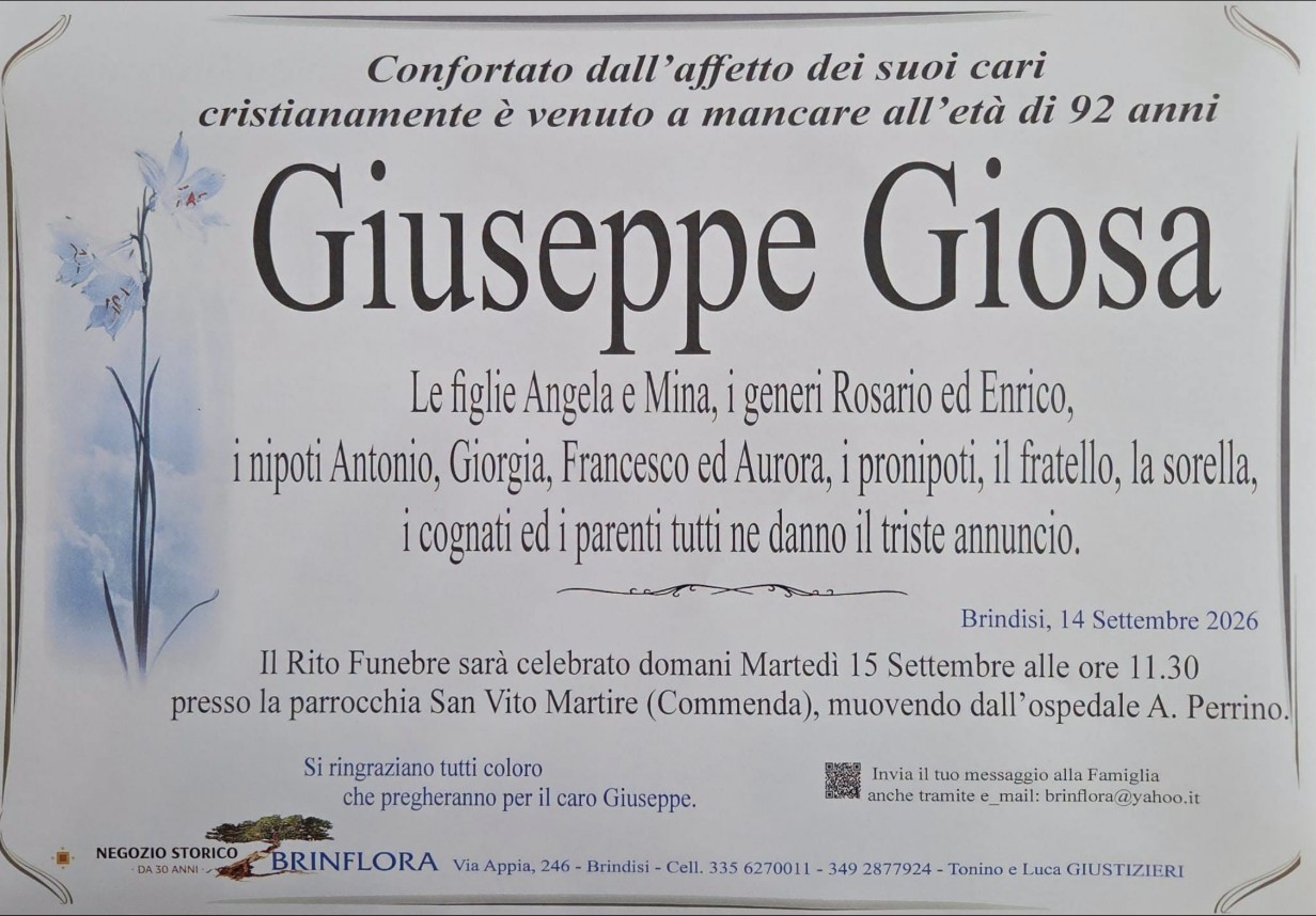 Ritratto di Giuseppe Giosa