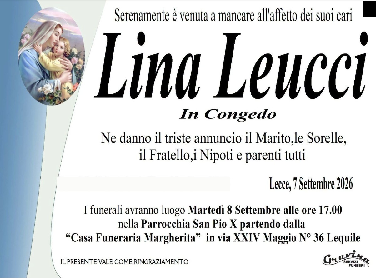 Ritratto di Lina Leucci