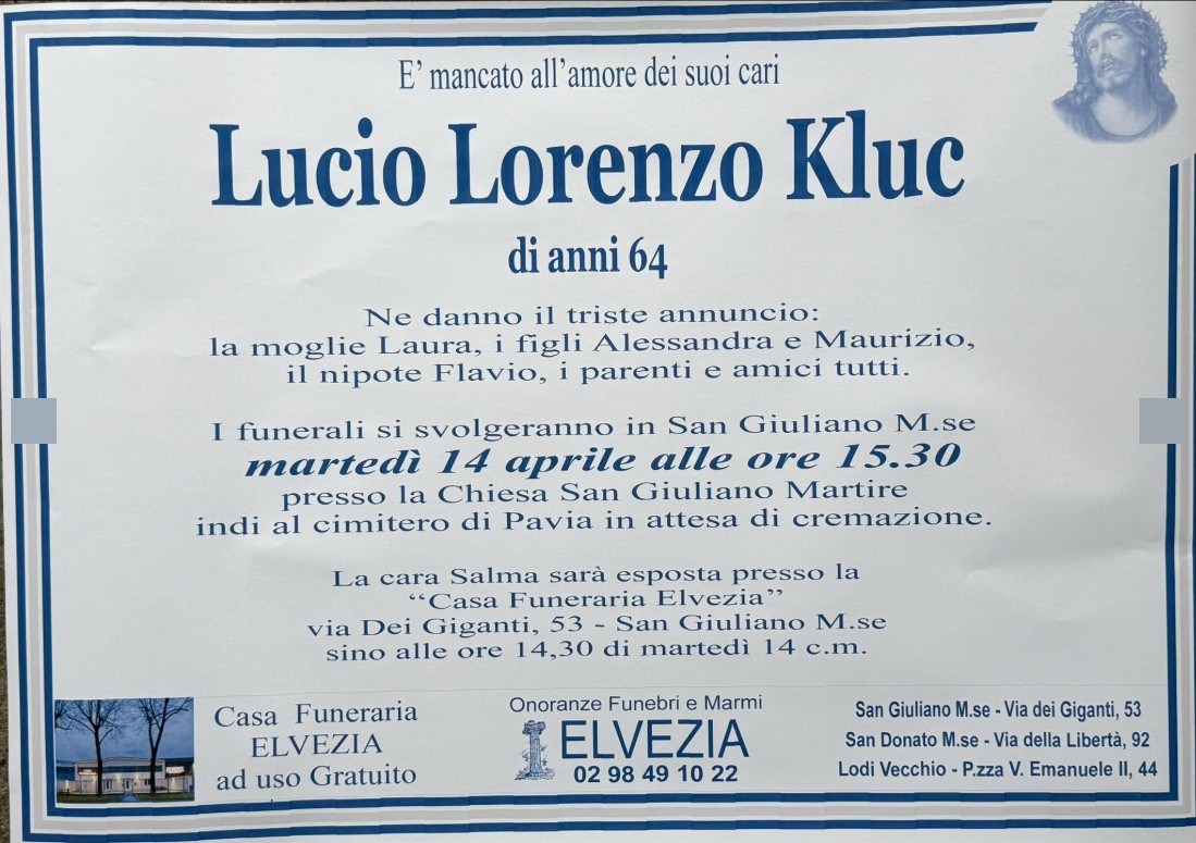 Ritratto di Lucio Lorenzo Kluc