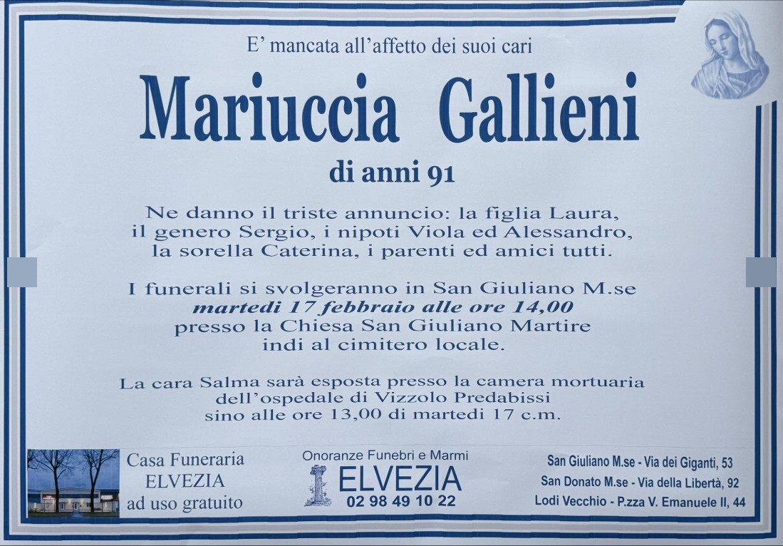 Ritratto di Mariuccia Gallieni