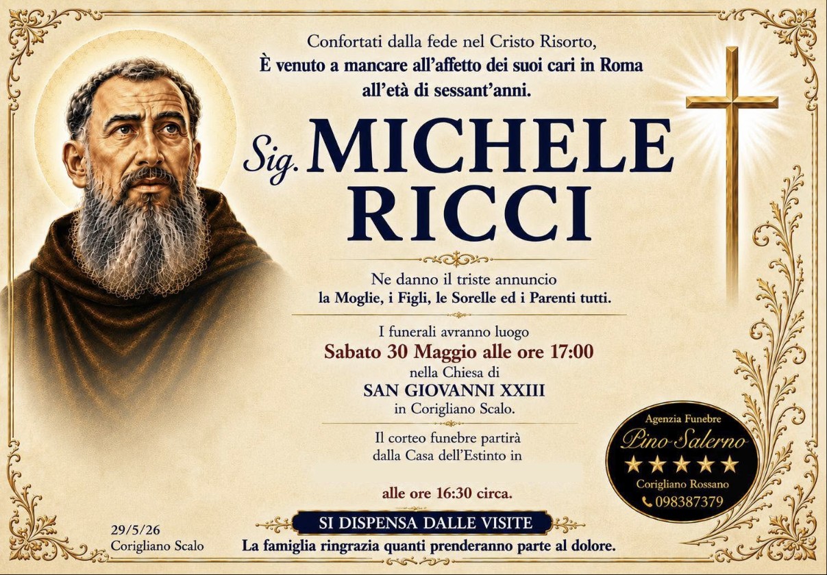 Ritratto di Michele Ricci