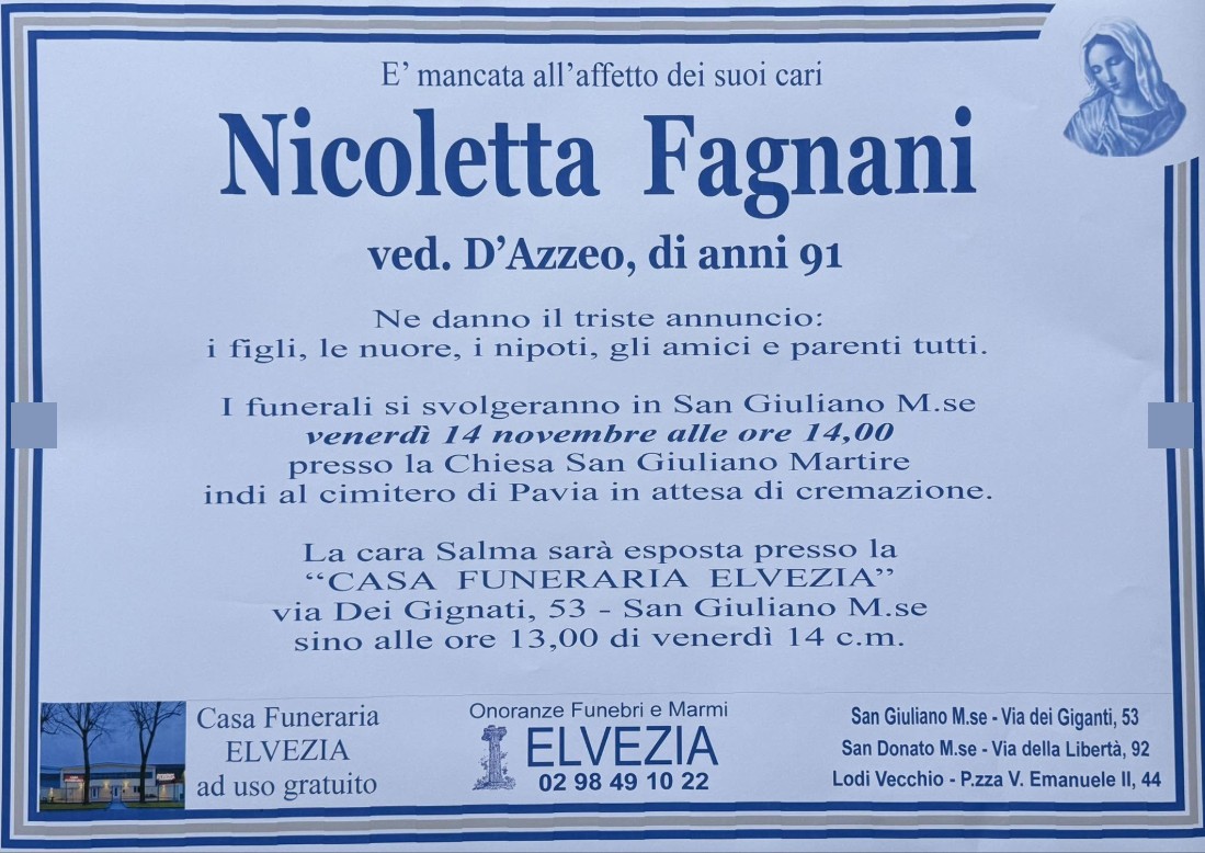 Ritratto di Nicoletta Fagnani
