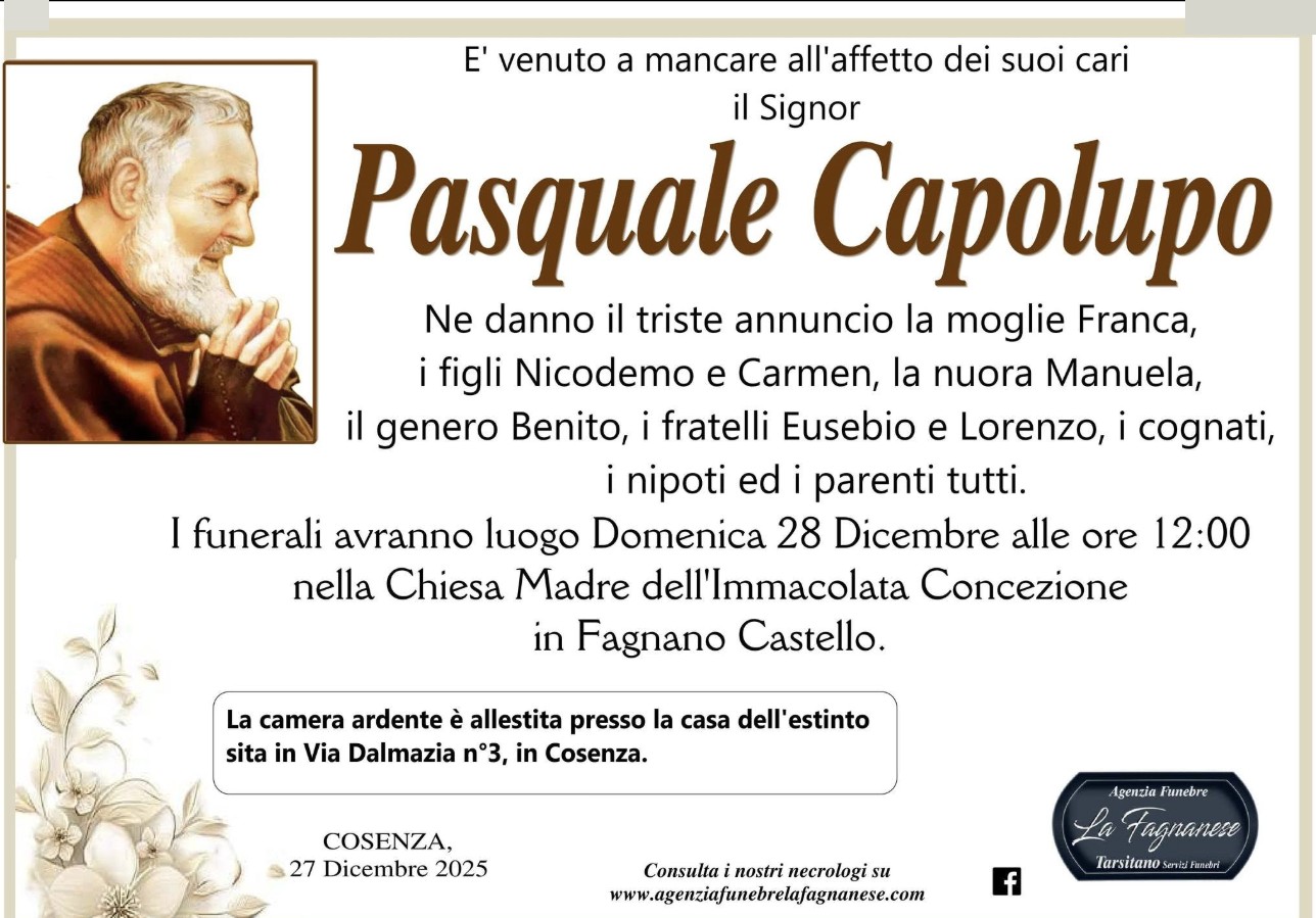 Ritratto di Pasquale Capolupo