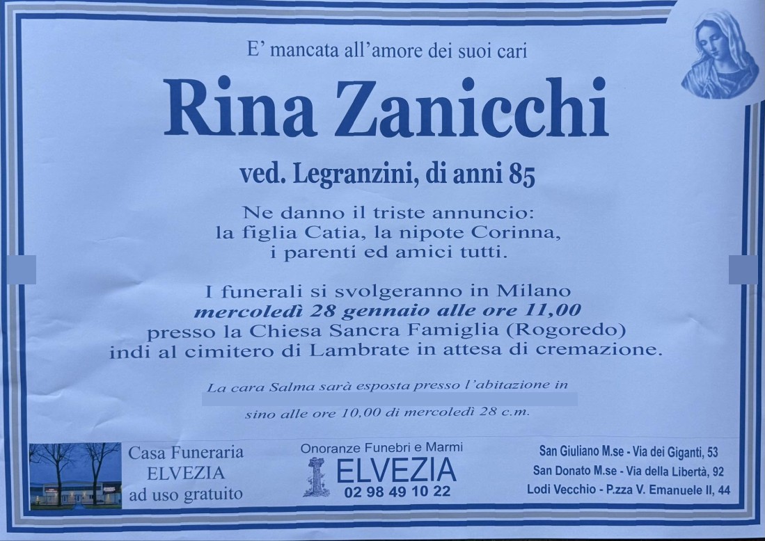 Rina Zanicchi