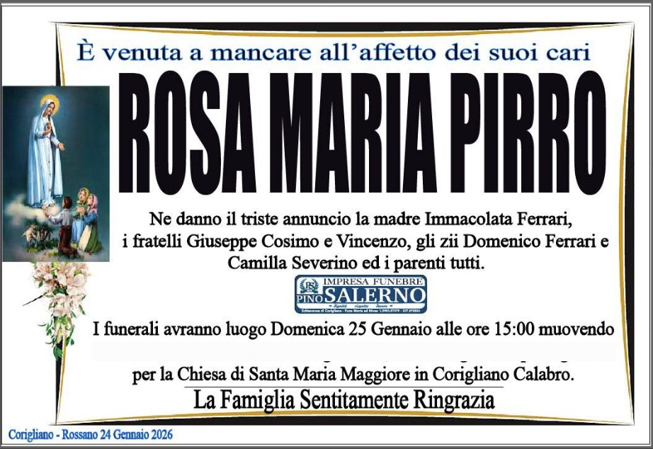 Ritratto di Rosa Maria Pirro