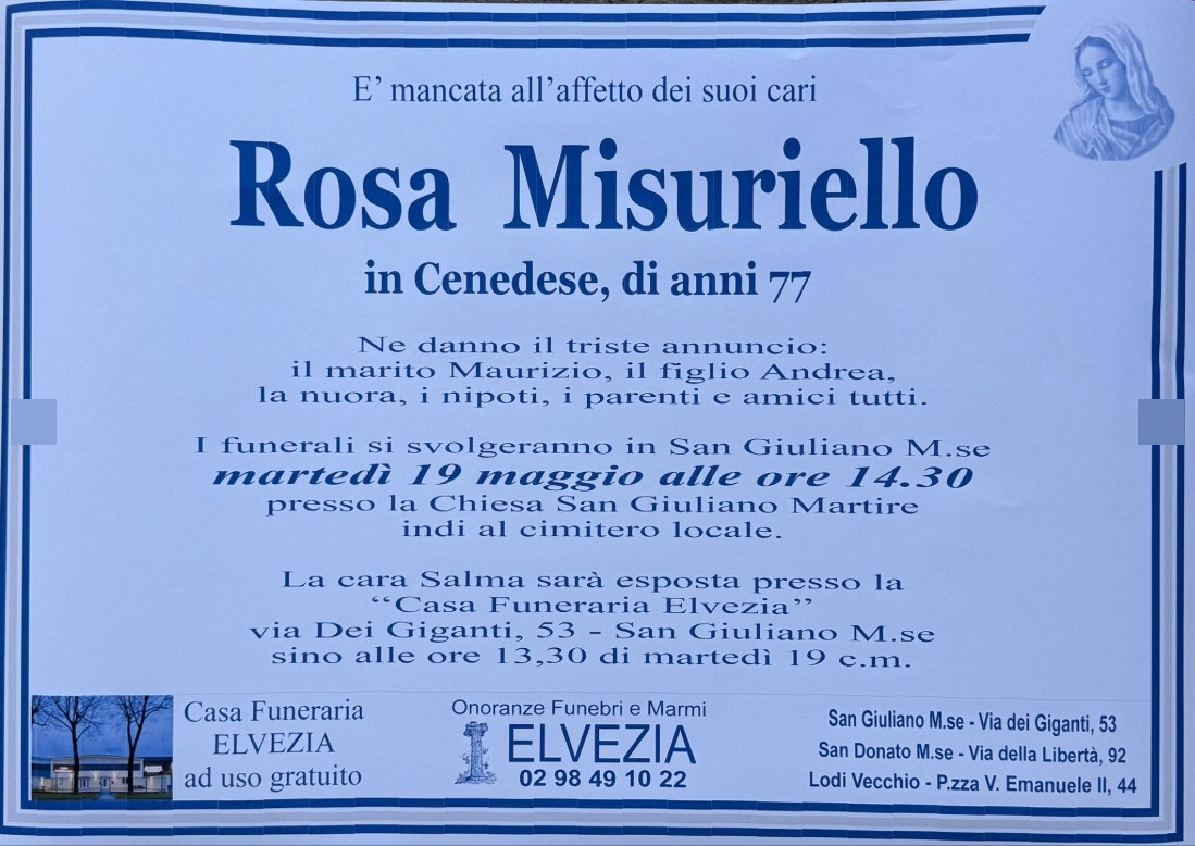 Ritratto di Rosa Misuriello