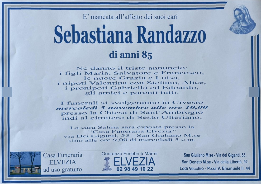Ritratto di Sebastiana Randazzo