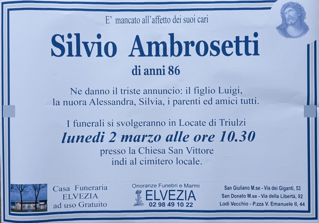 Ritratto di Silvio Ambrosetti