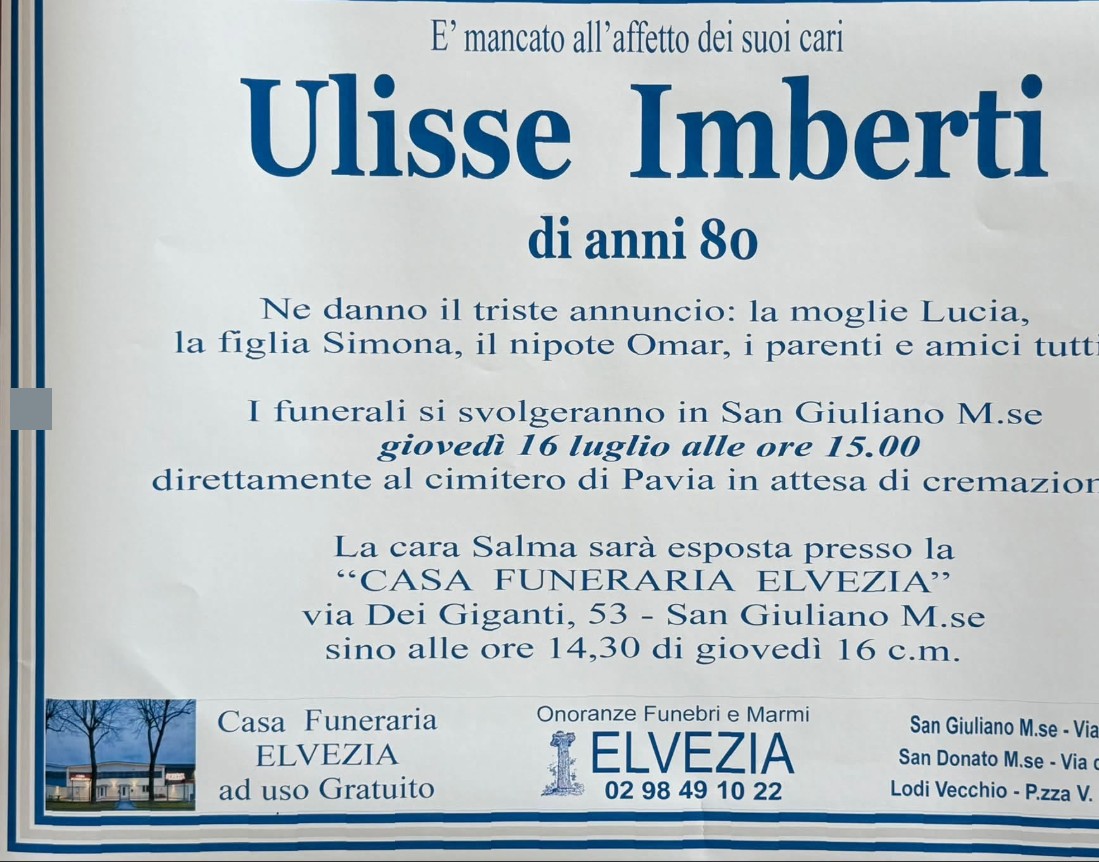 Ritratto di Ulisse Imberti