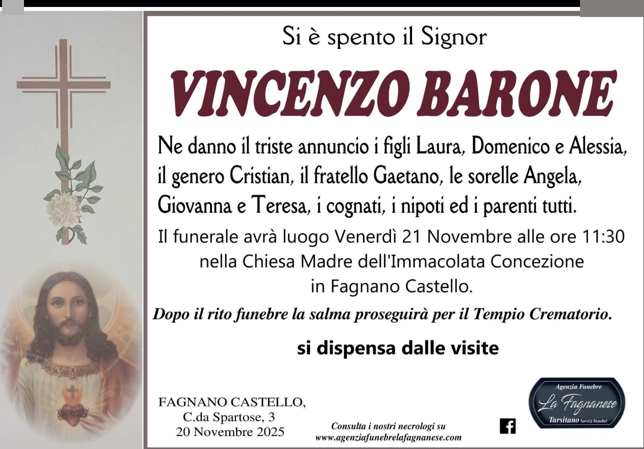 Ritratto di Vincenzo Barone
