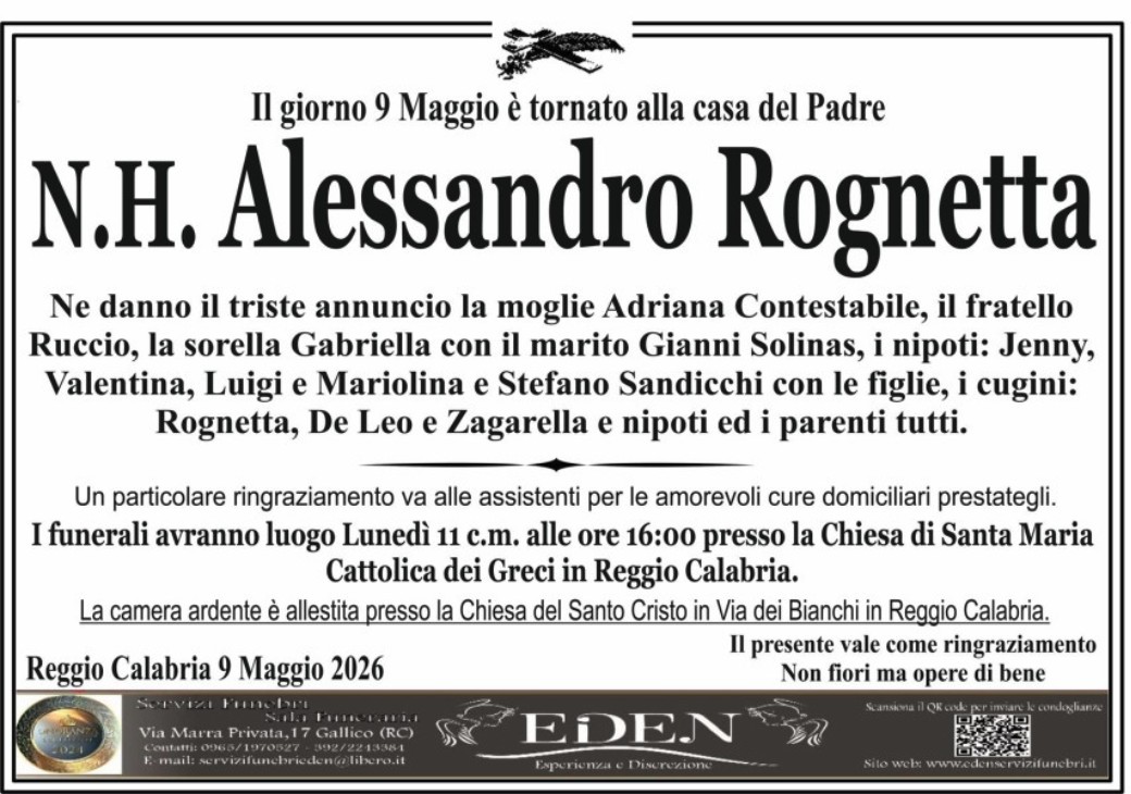 Ritratto di Alessandro Rognetta