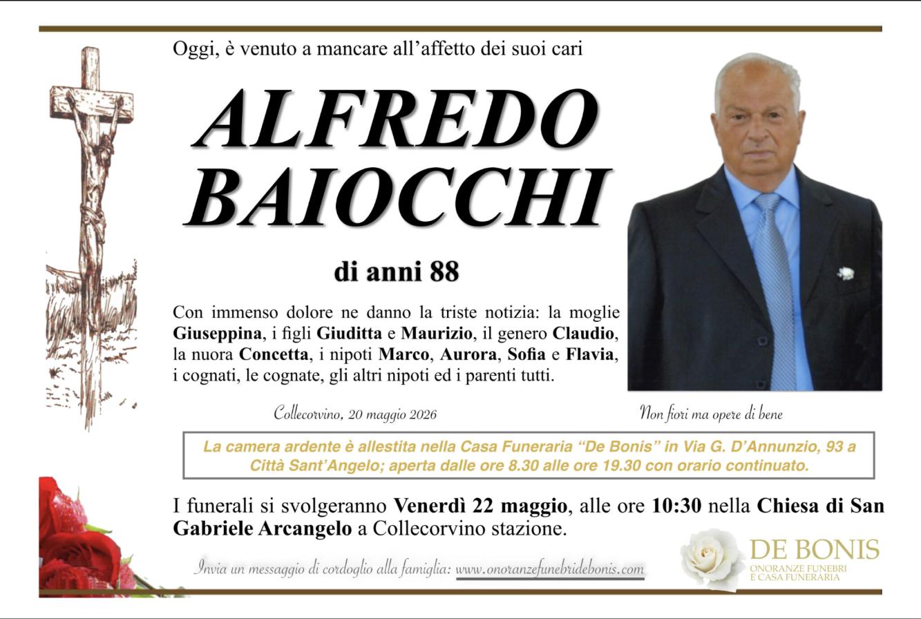Necrologio di Alfredo Baiocchi