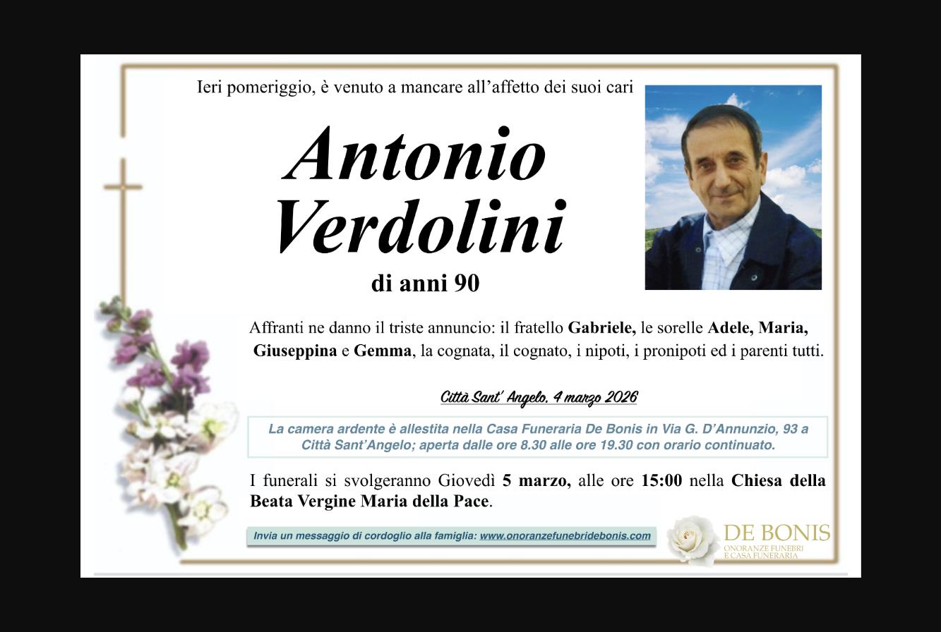 Ritratto di Antonio Verdolini