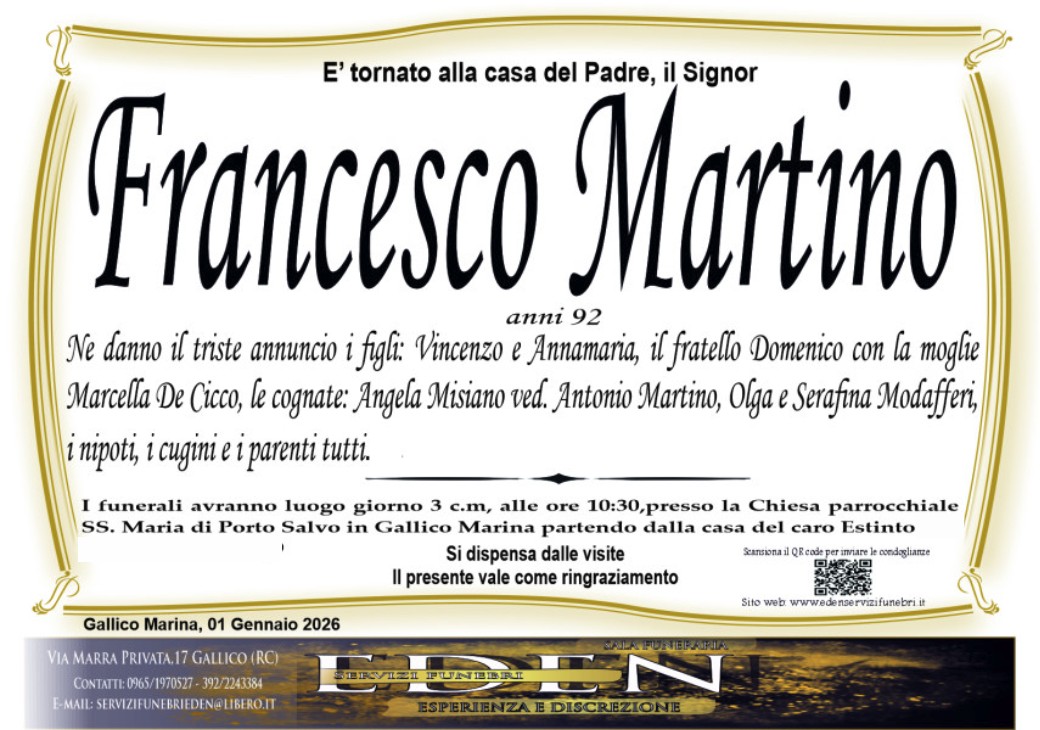 Ritratto di Francesco Martino