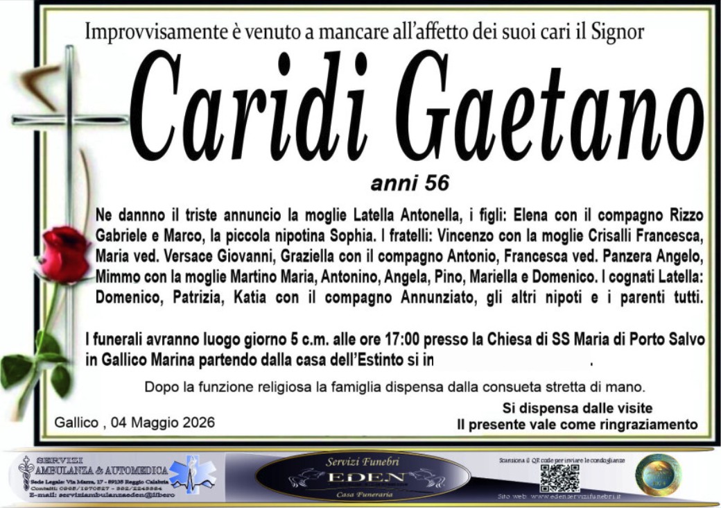 Ritratto di Gaetano Caridi