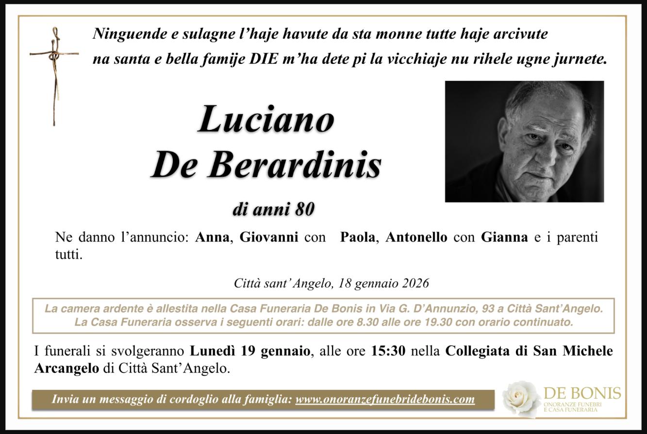 Ritratto di Luciano De Berardinis