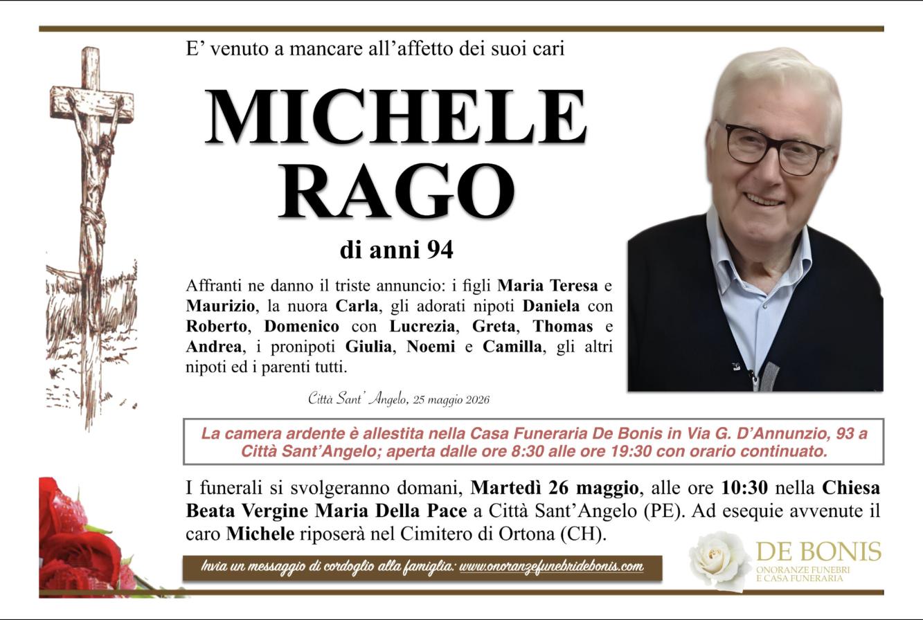 Necrologio di Michele Rago