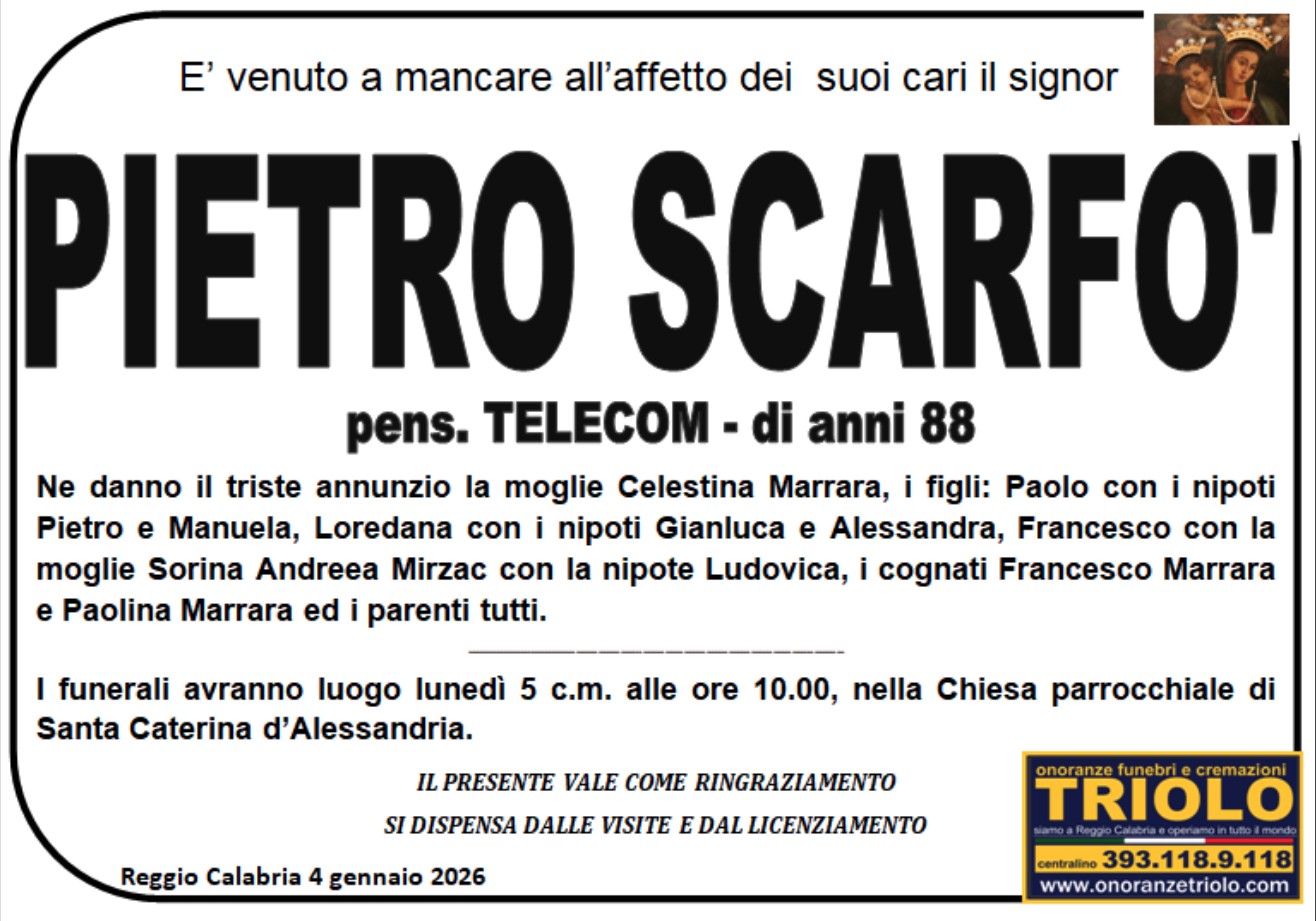 Ritratto di Pietro Scarfò