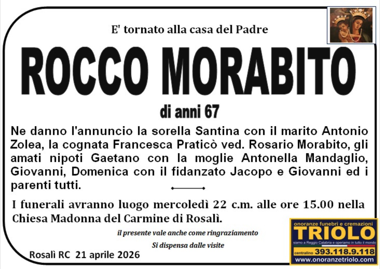 Ritratto di Rocco Morabito
