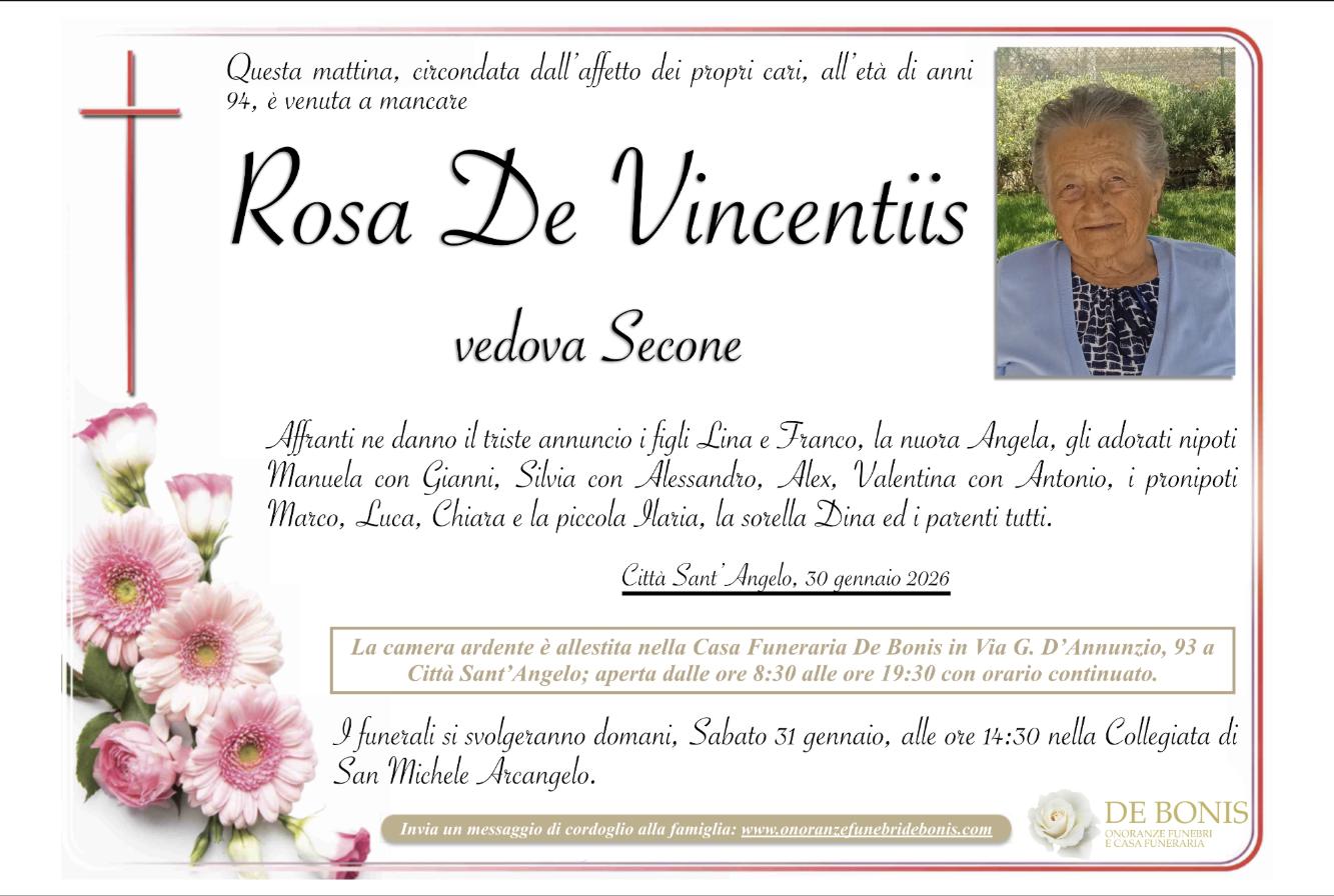 Ritratto di Rosa De Vincentiis