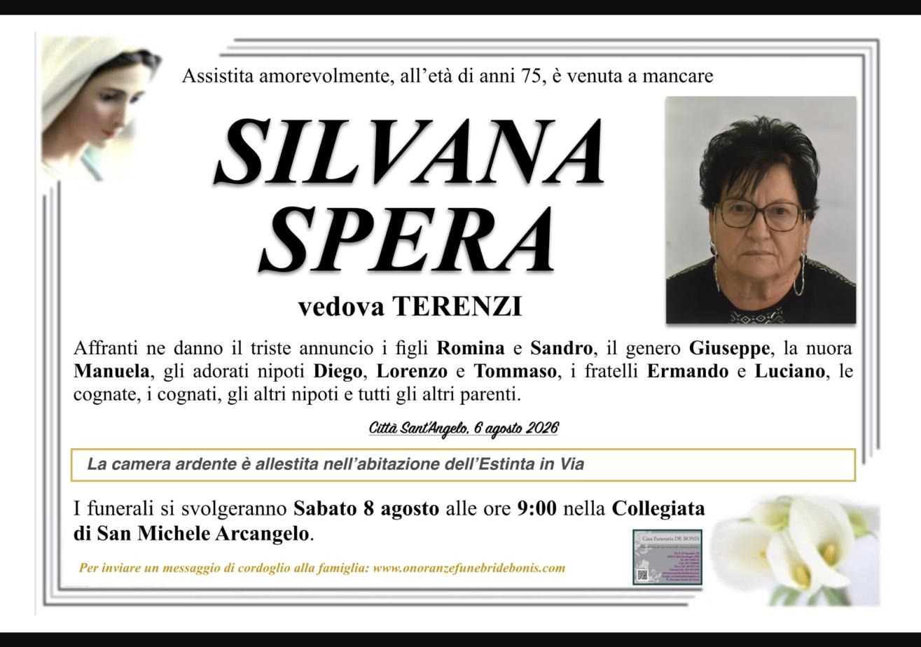 Necrologio di Silvana Spera