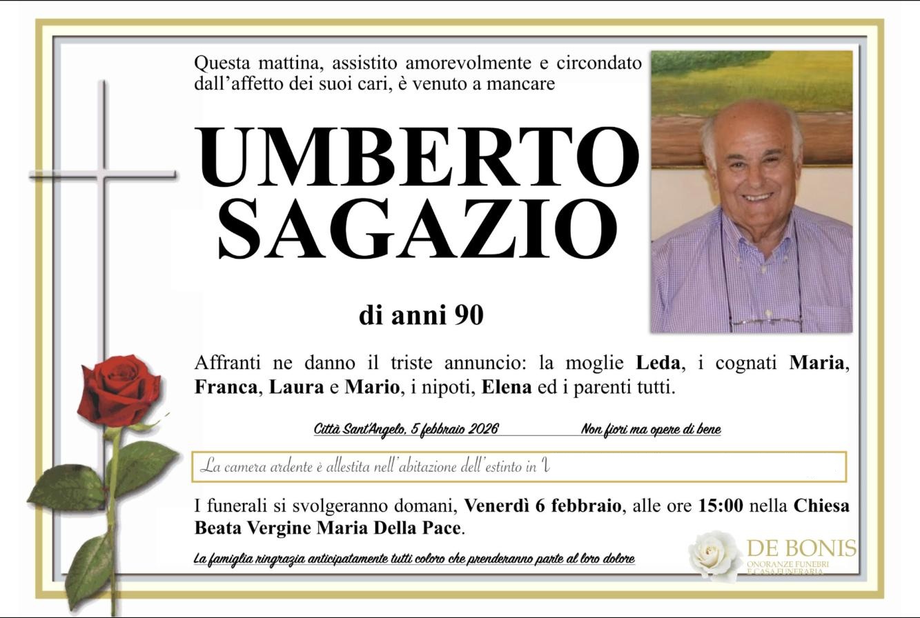 Necrologio di Umberto Sagazio